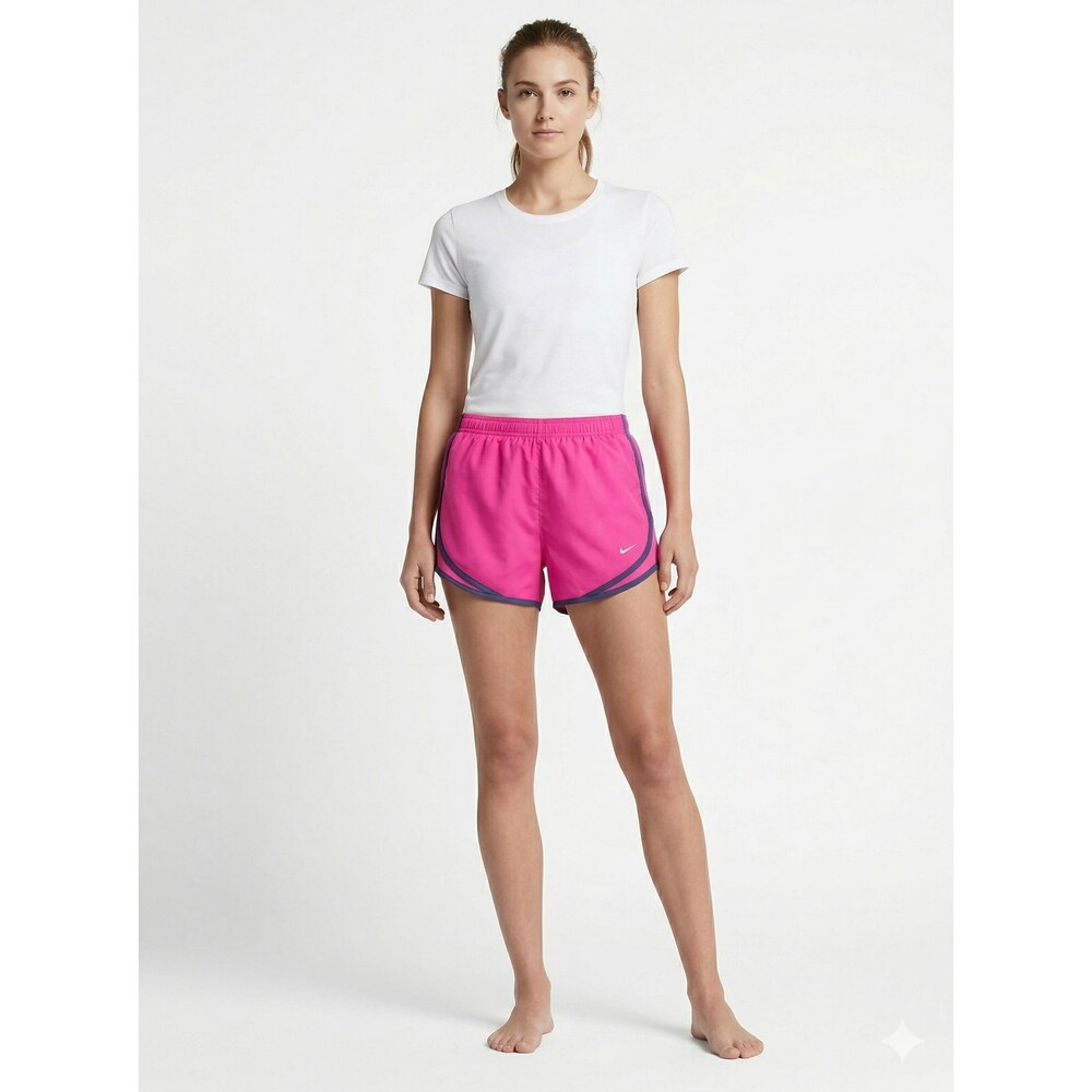 Nike Dri-FIT Tempo Running Shorts Fuchsia Pink/Purple Trim XS Lined 3"